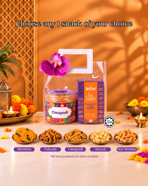Deepavali Gift Bag 2 - Murukku & Tea