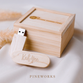 Maple Wooden USB Flash Drive & Square Box