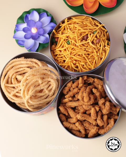 Deepavali Gift Bag 8 - Tiffin Set, Mug & Chai