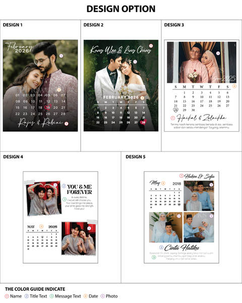 [SOLD OUT] Wireless Calendar Maple Wooden LED Night Lamp (Full Color)