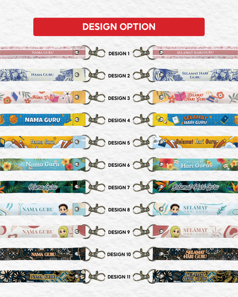 [TEACHER'S DAY 2026]  Teacher Name Lanyard Keychain
