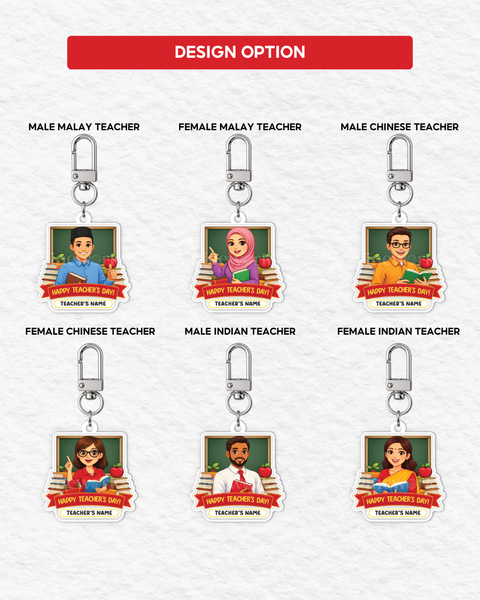 [TEACHER'S DAY 2026] Classroom Teacher Name Acrylic Keychain