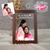 Mahogany Wooden Photo Frame LED Night Lamp (Full Color)