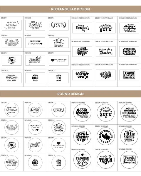 Personalised Maple Wooden Name Keychain