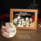 Maple Wooden Photo Frame LED Night Lamp