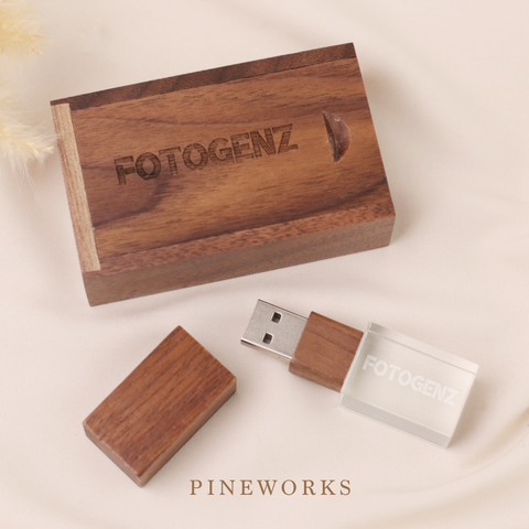 Mahogany Wooden USB Flash Drive