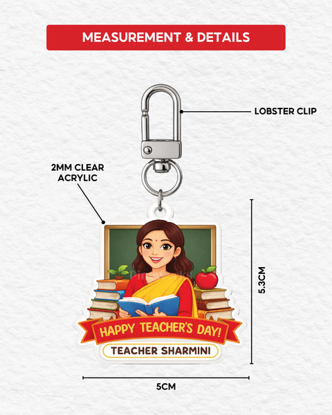 [TEACHER'S DAY 2026] Classroom Teacher Name Acrylic Keychain
