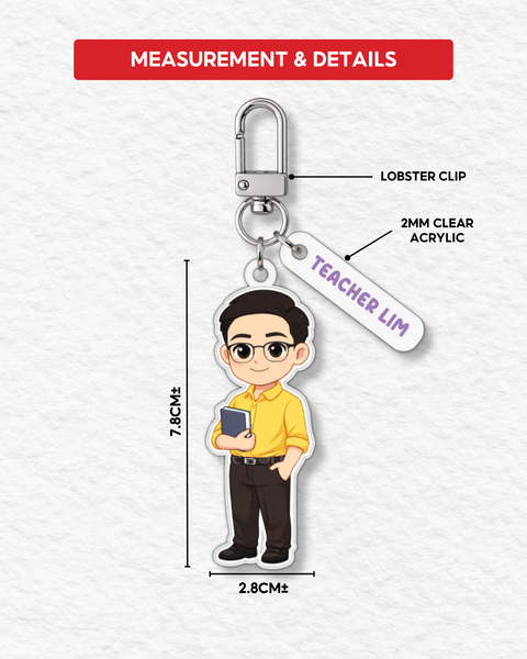 [TEACHER'S DAY 2026] Teacher Name Acrylic Keychain