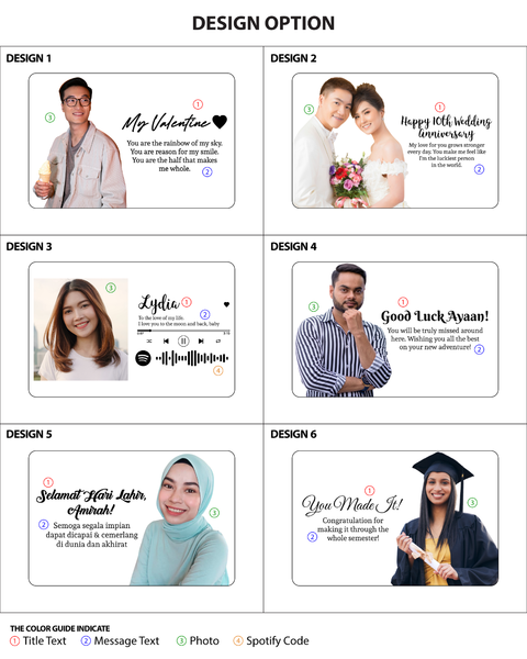 [SOLD OUT] Wireless Maple Wooden Photo Plaque LED Night Lamp (Full Color)