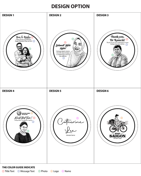 Round Maple Wooden Plaque LED Night Lamp (RGB)