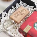 Bamboo Flask Gift Set with Starbucks Latte