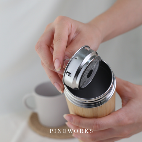 Personalized Smart Bamboo Thermal Flask