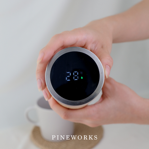 Personalized Smart Bamboo Thermal Flask