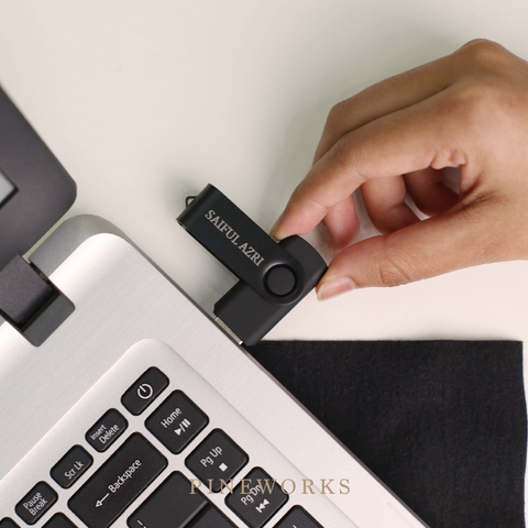Personalised Metal Swivel USB Pendrive